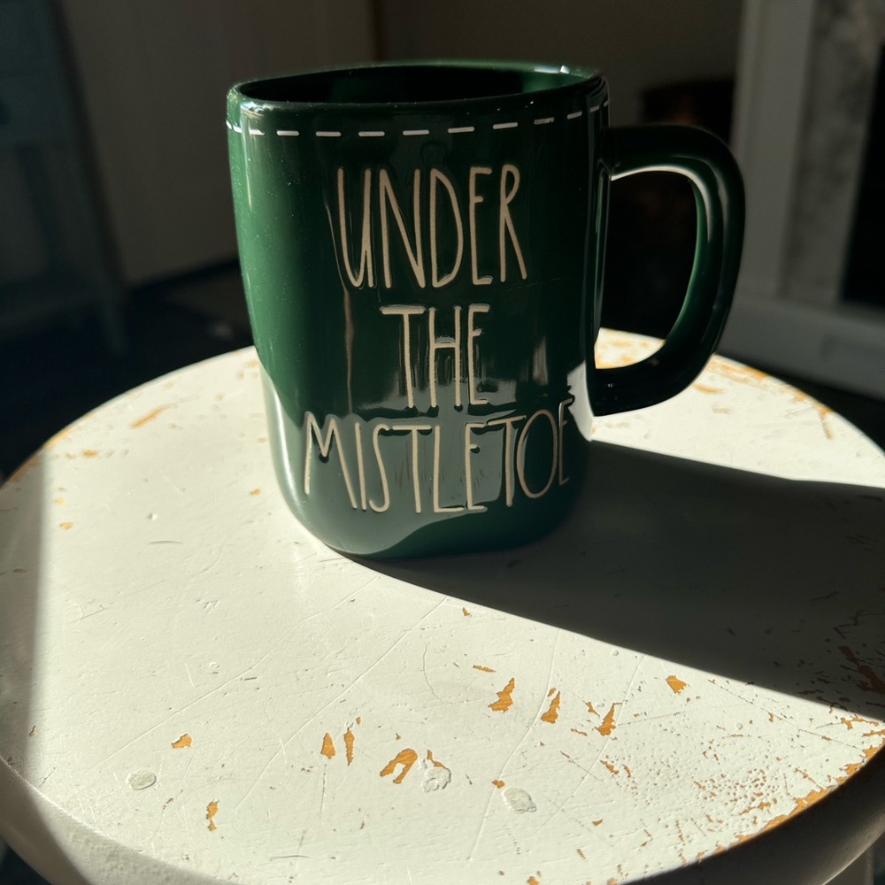 Rae Dunn Green 'Under the Mistletoe' Mug